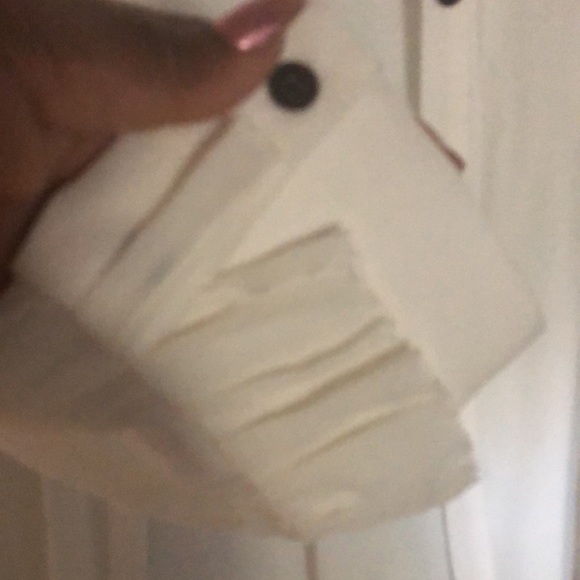 A very complementing Saks white sheer blouse - Picture 7 of 8